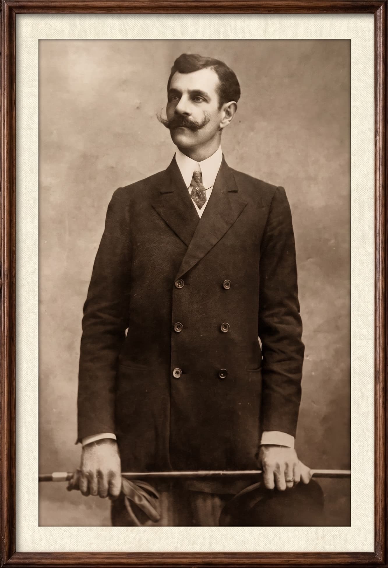 L'homme en costume, ancêtre de la famille de la Goupillère
