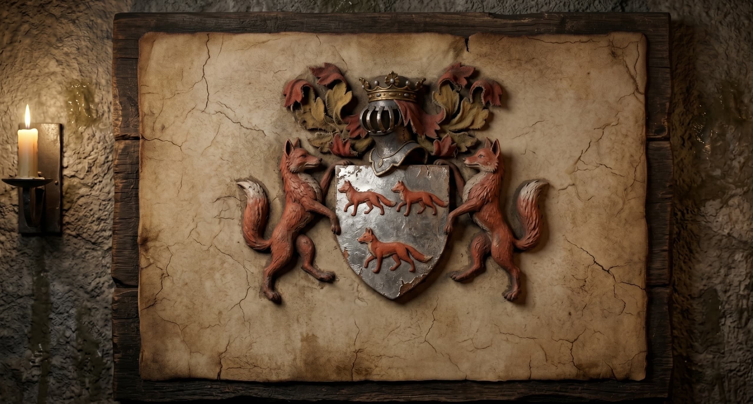 Armoiries des seigneurs marquis de la Goupillère surmontées d'une couronne de marquis