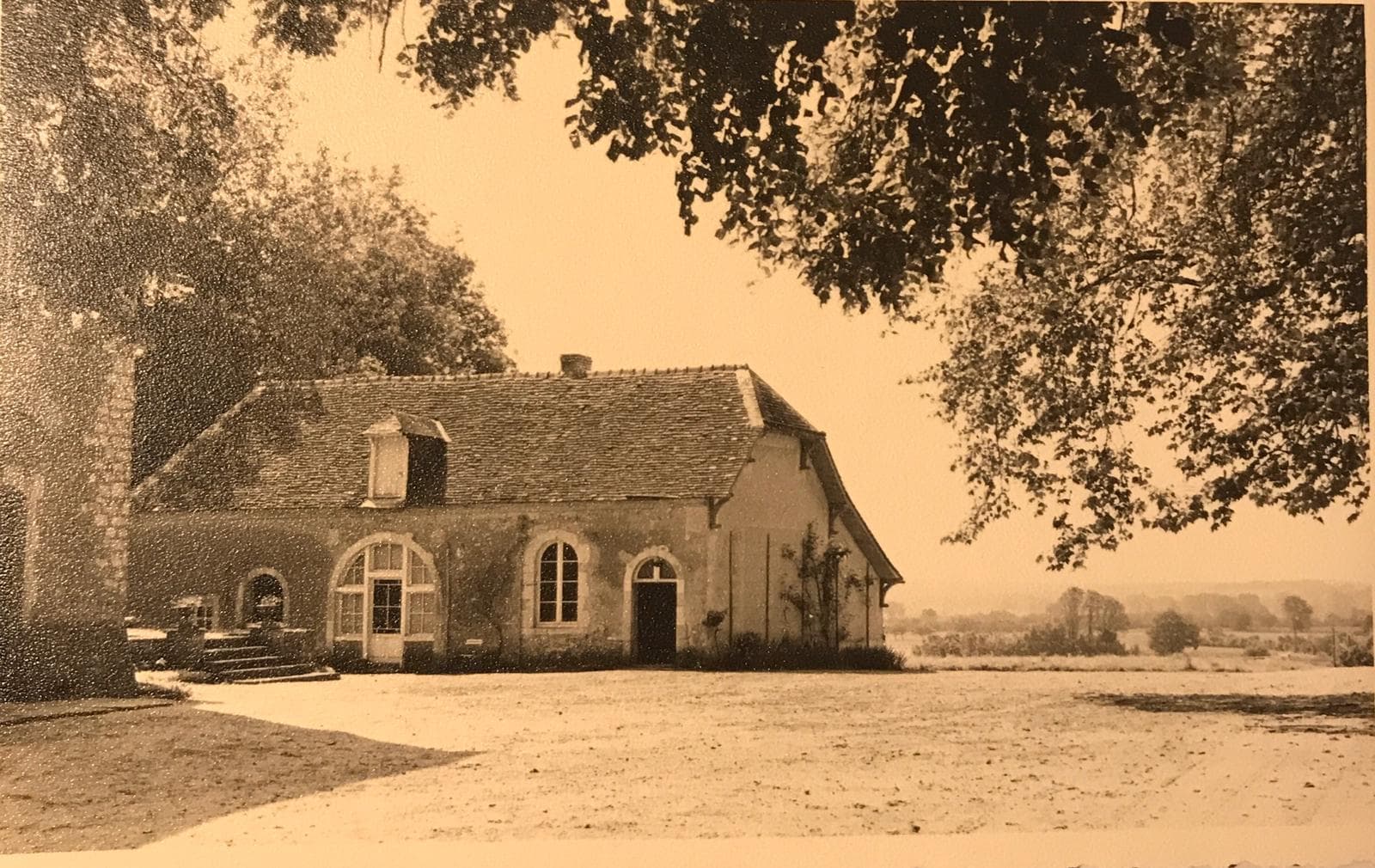 La Sellerie vers 1900, après la reconstruction de 1861