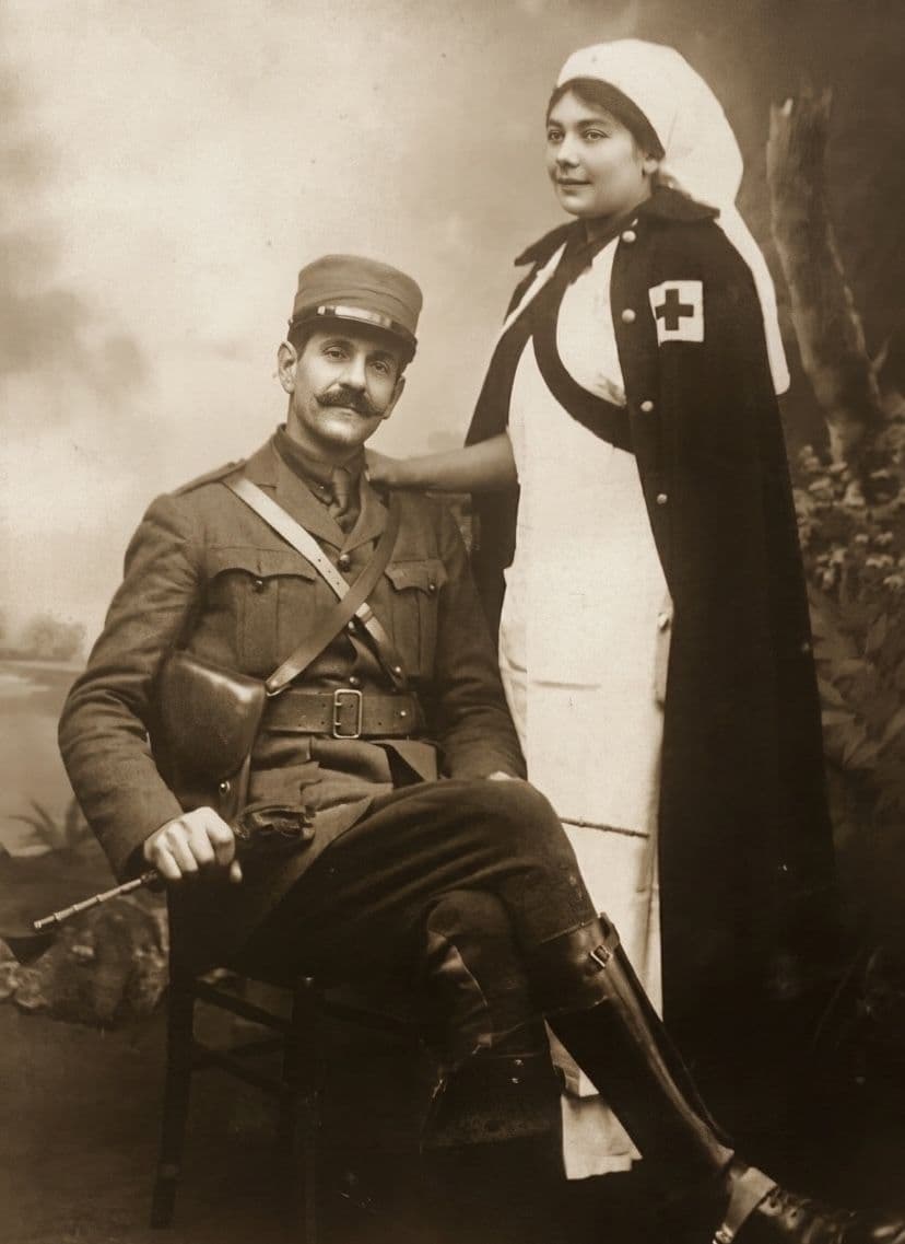 Représentation d'un ancêtre seigneur de la Goupillère